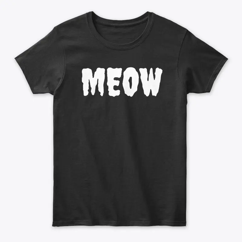 Meow Funny Cat Lover T-Shirt